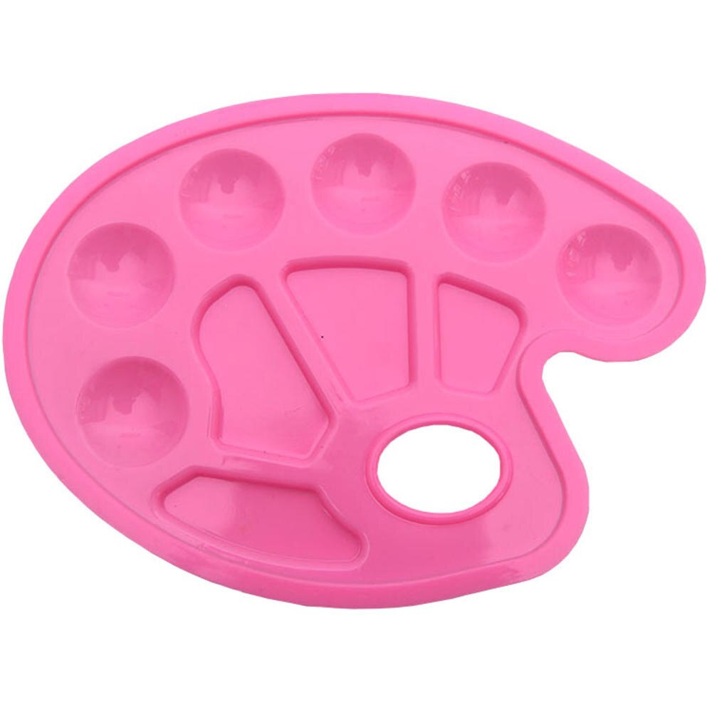 1pc Plastic Palette Art Paint Plastic Drawing Tray Color Palette For Oil Watercolour White Painting Palette Price