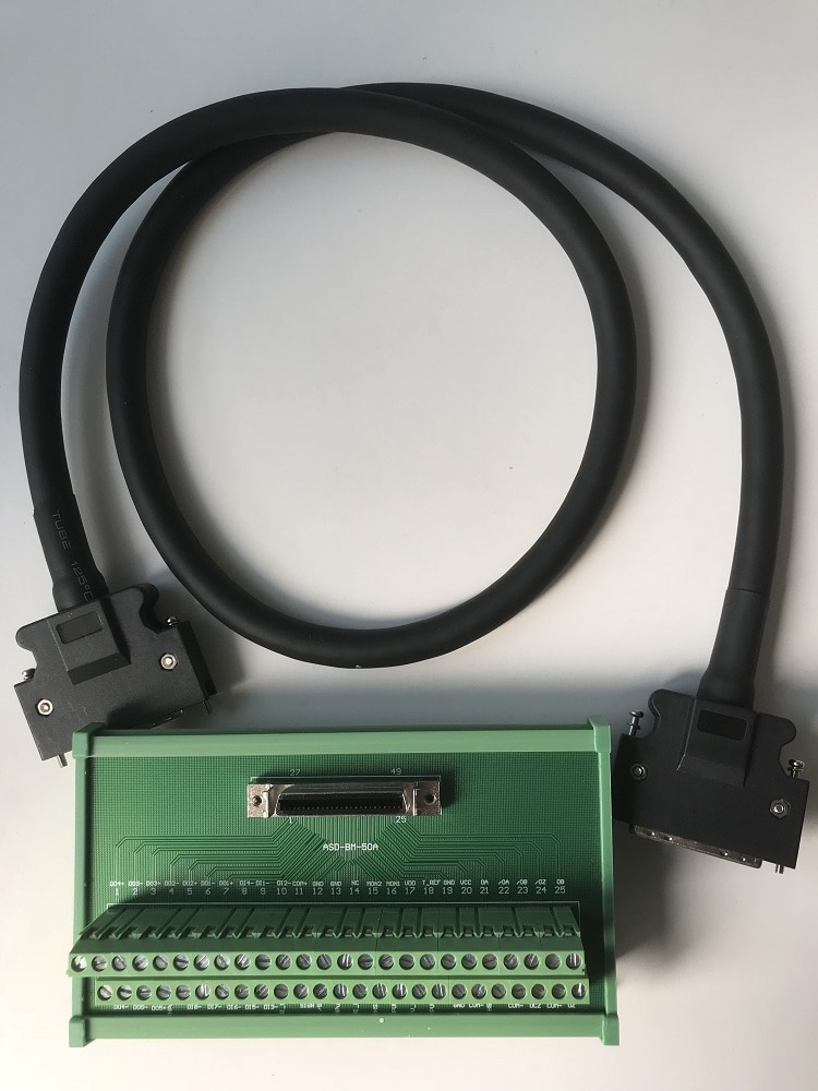 ASD-BM-50A Terminal station 50pin met 1 m CN1 kabel voor Delta ASDA-A2 servomotor driver