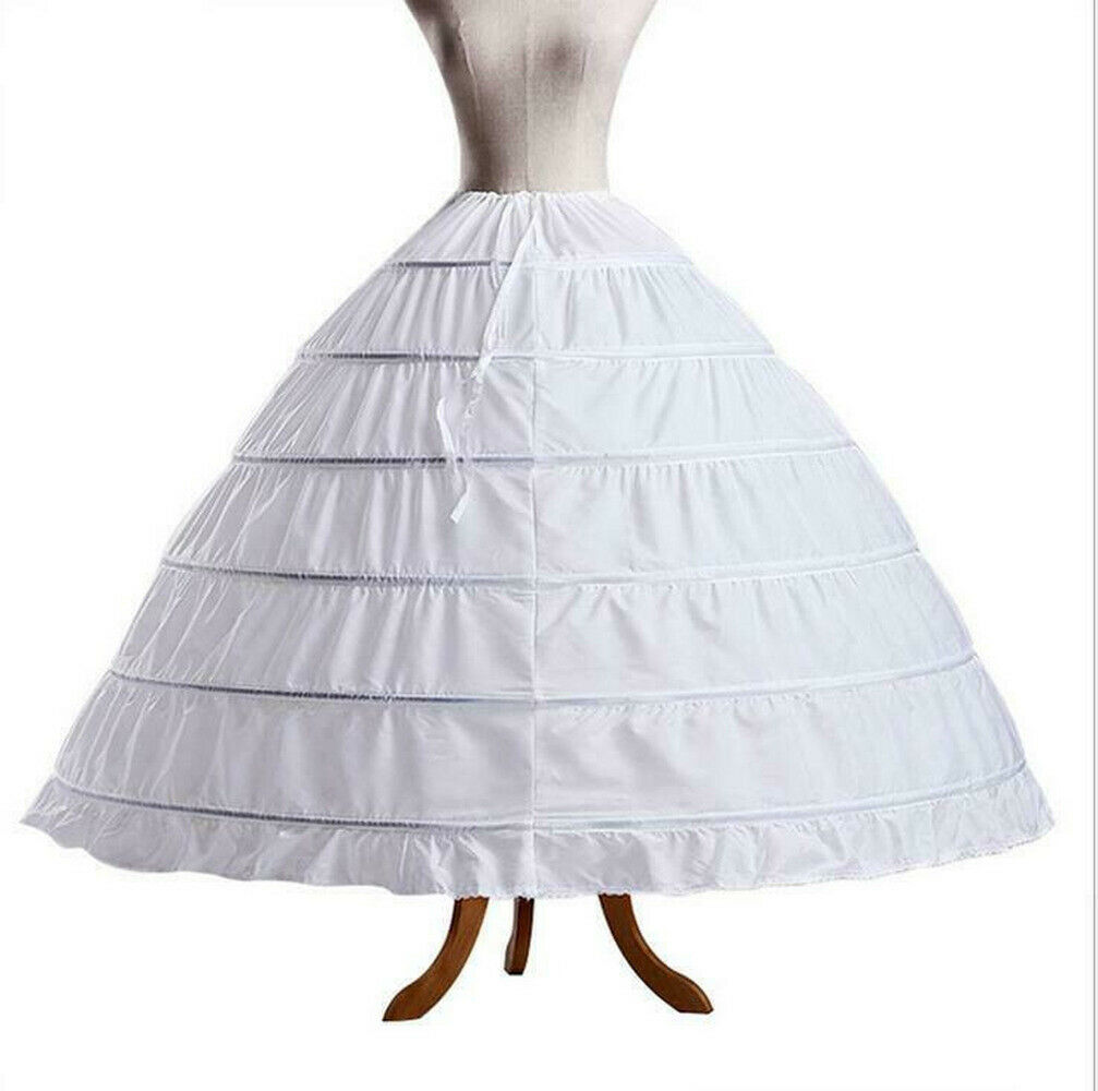 Jupon de mariage en Crinoline, sous-jupe, robe de mariée Vintage, accessoires de fête de mariage,: QC2006