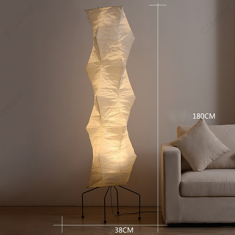Og minimalistisk led-rispapirbordlampe retro boligindretning stue soveværelse spisestue atmosfære dekorativ belysning