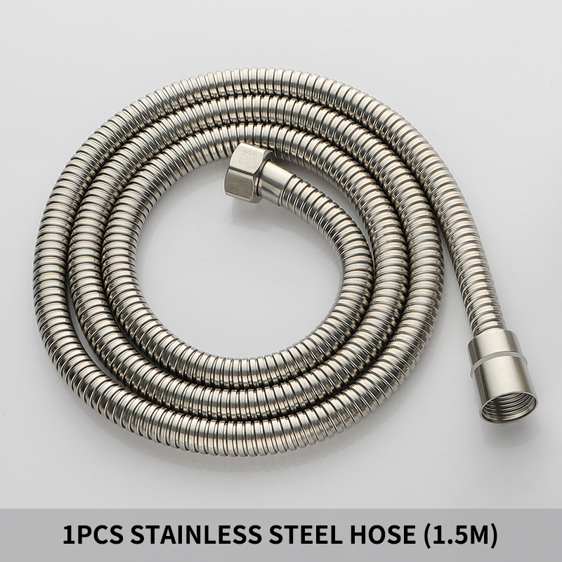 Douchekop Handdouche Hogedruk verstelbare spray Handdouchekoppen Geborsteld nikkel Wandgemonteerde doucheset 6-jets: Bordeaux