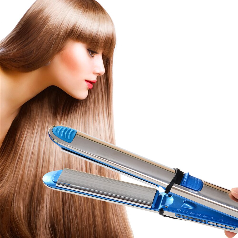 hair Eisen haar flache eisen Nano titanium 300F-450F temperatur Schnelle haarglätter
