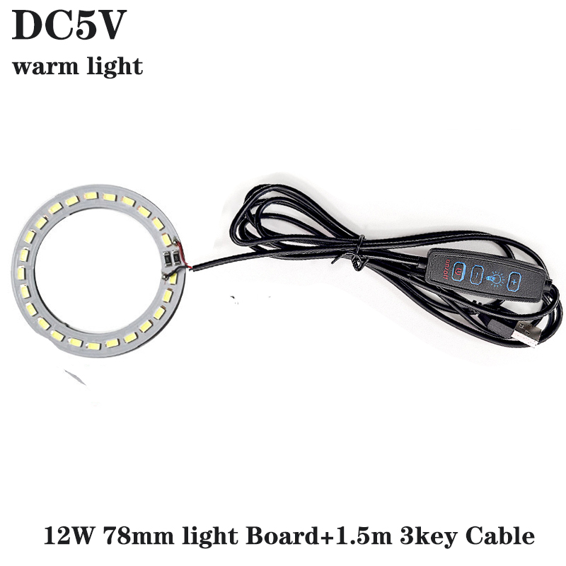 1 ST LED Chips DC5V Dimbare Lichtkaart 5730SMD Enkele/Drie Kleur LED lichtbron 10 W/12 W Met USB Dimmer Controller 1.5 m lijn: Paars