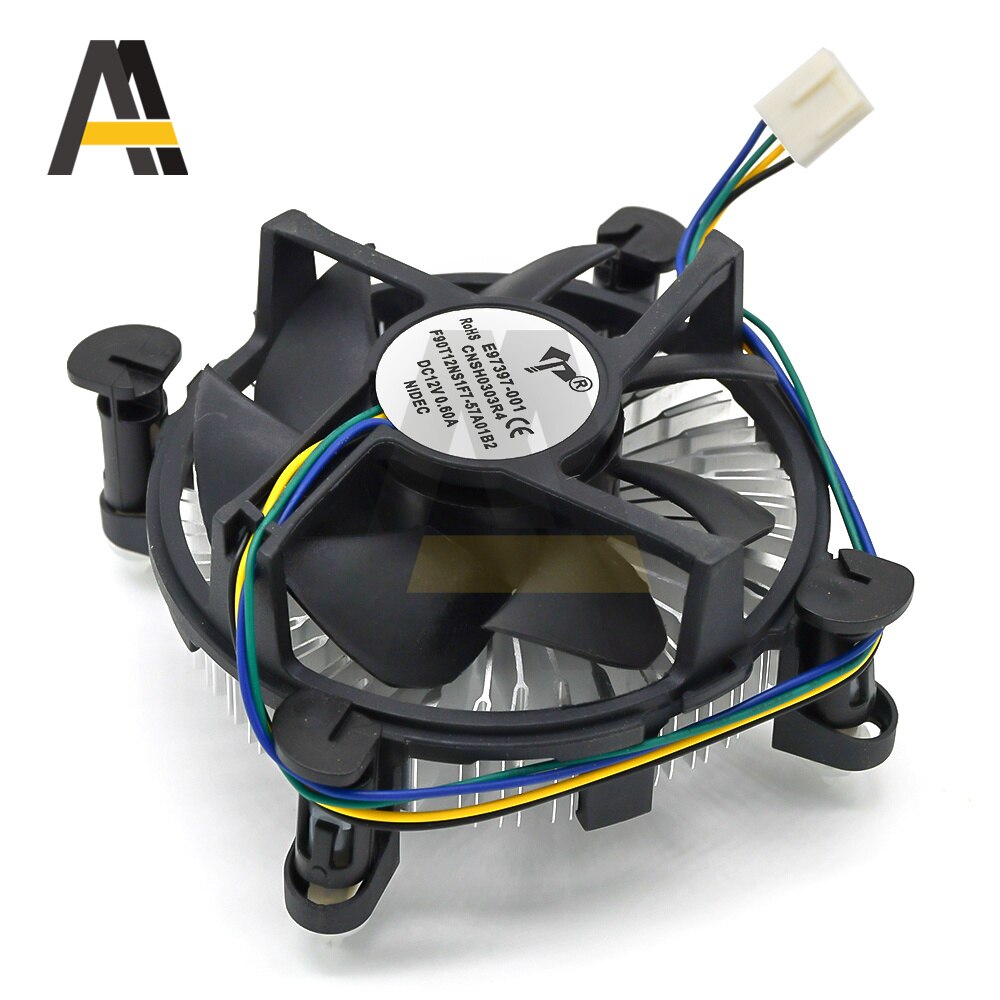 Originele Cpu Fan Voor 1150 1151 1155 1156 90*90*2Mm Comptuter Cpu Case Cooling Fan Met 4PIN Pwm 12V Computer Hydraulische Ventilator