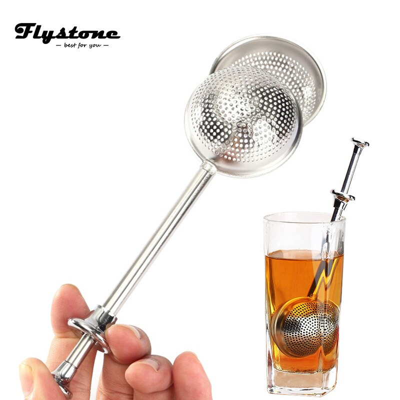 1PCS Stainless tea infuser Loose Leaf Tea Locking Teaspoon Infuser Ball Filter Tea strainer Kirchen Tools Tea Set