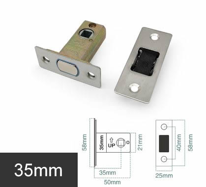 Magnetic mute magnetic lock Silent lock body Bathroom door magnetic lock core Eccentric lock Margin 22mm 25mm 30mm 35mm 40mm 50: Red