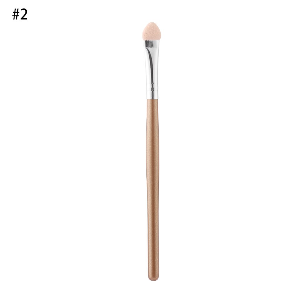 Pinceau à Long manche pour fard à paupières, éponge professionnelle, bâton à sourcils, applicateur de fard à paupières Portable, Eyeliner, outils de maquillage cosmétique, 2 pièces: 02