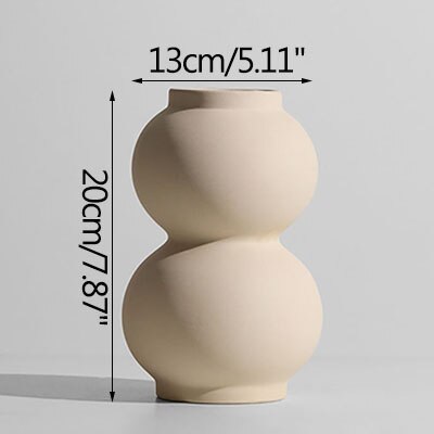 Bloemstuk Desktop Nordic Stijl Licht Luxe Kleine Keramische Vazen Decoratie Ornamenten Home Decoratie Accessoires: H