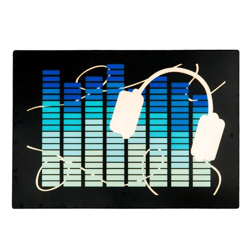 Kleding Schooltas Stickers Lichtgevende Gloeiende Speelgoed Voice-Activated Accessoires Spreken Heldere T-shirt Multi-Functie Music Control: 4