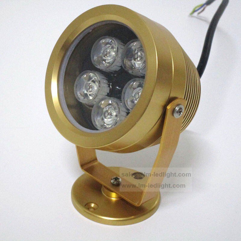 12V LED Garden Lights 5W outdoor spotlight yellow blue green white pink lampadaire exterieur poteau