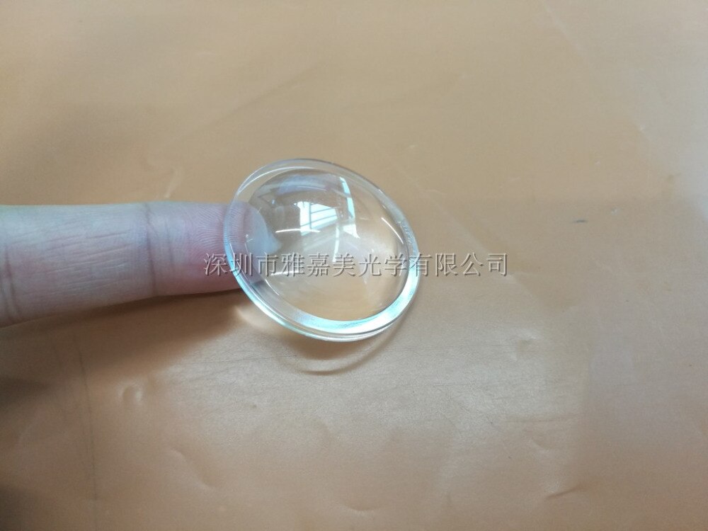 LED optical glass lens Diameter 38MM, Height 19.5MM and 10MM Plano convex lens ,power LED lenses