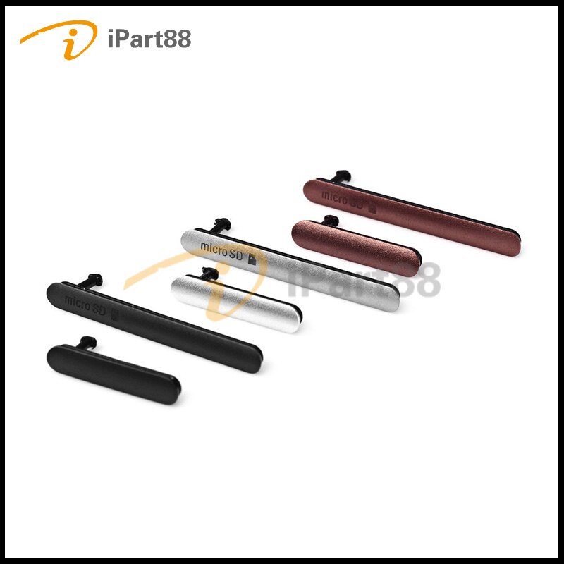 YUEYAO para Sony Xperia Z3 L55W D6603 D6653 tarjeta Micro SD + SIM + puerto de carga USB tapa de bloqueo tapa antipolvo