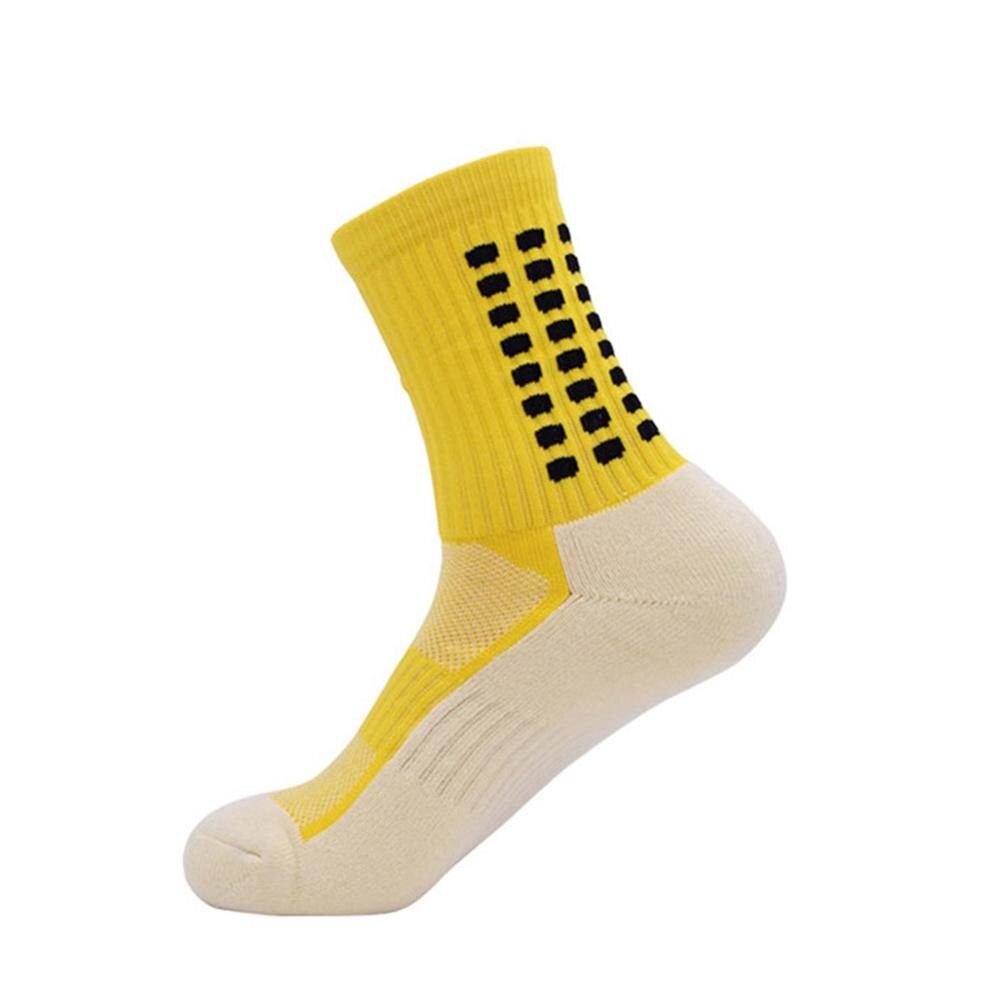 Calcetines de fútbol antideslizantes, medias deportivas de hombre, de algodón de buena , del mismo tipo que el Trusox, 9 colores, novedad: Beige