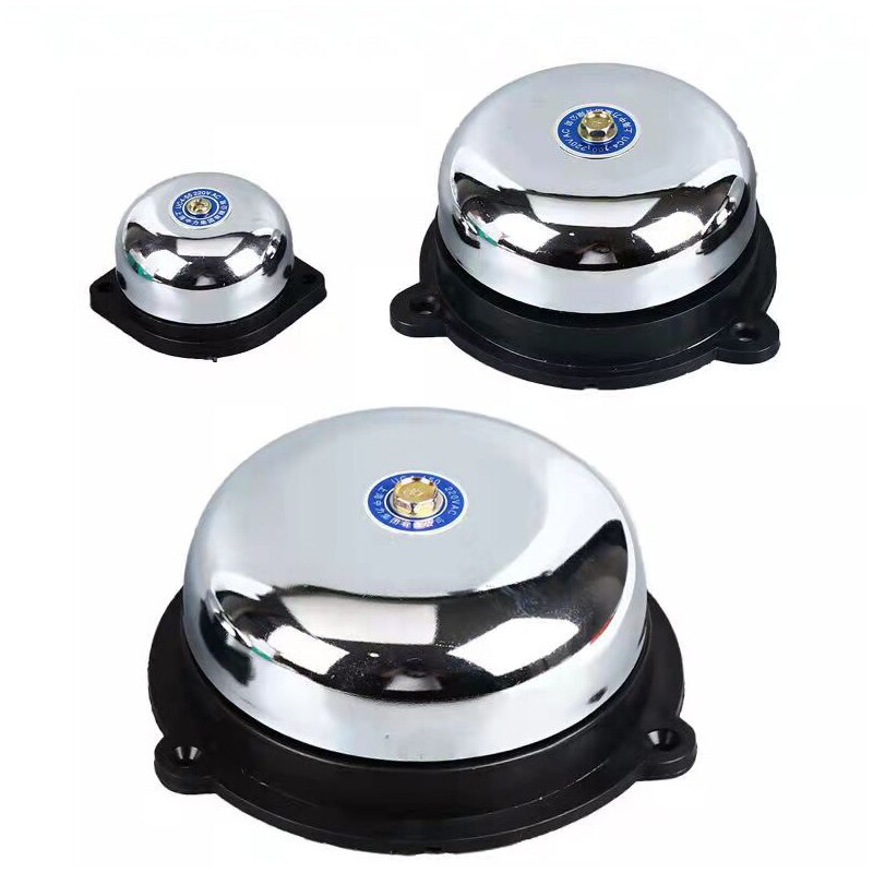 Tradition electric bell 2/3/4/6/8 inch AC220V High DB Alarm Bell Door bell School Factory BeLL