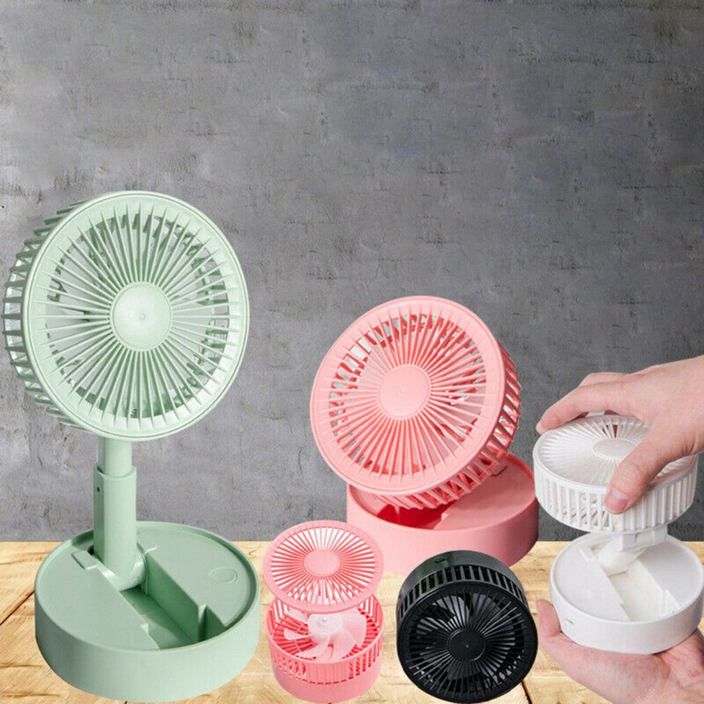 Portable Mini Fan Handheld Fan Home Office Desk Speed Adjustable USB Rechargeable Fan Air Cooler Outdoor Travel