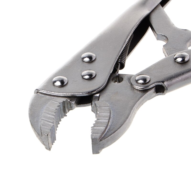 5 Inch Locking Pliers Ground Mouth Straight Jaw Lock Vise Grip Clamp Hand Tools