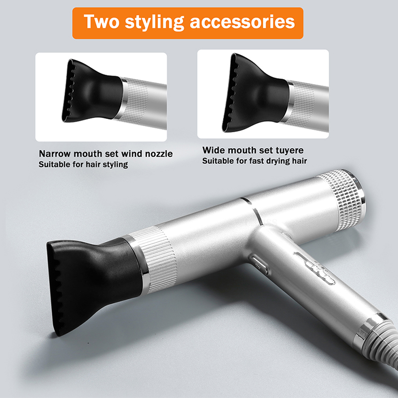 Portable and cold air ultra quiet negative ion hair dryer 700W high speed motor powerful hair dryer