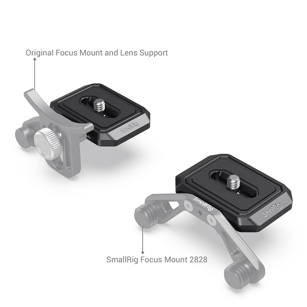 SmallRig Camera Riser Plate for Moza AirCross 2 Gimbal Stablizer Quick Release Mounting Plate To Mount L bracket Baseplate 2827