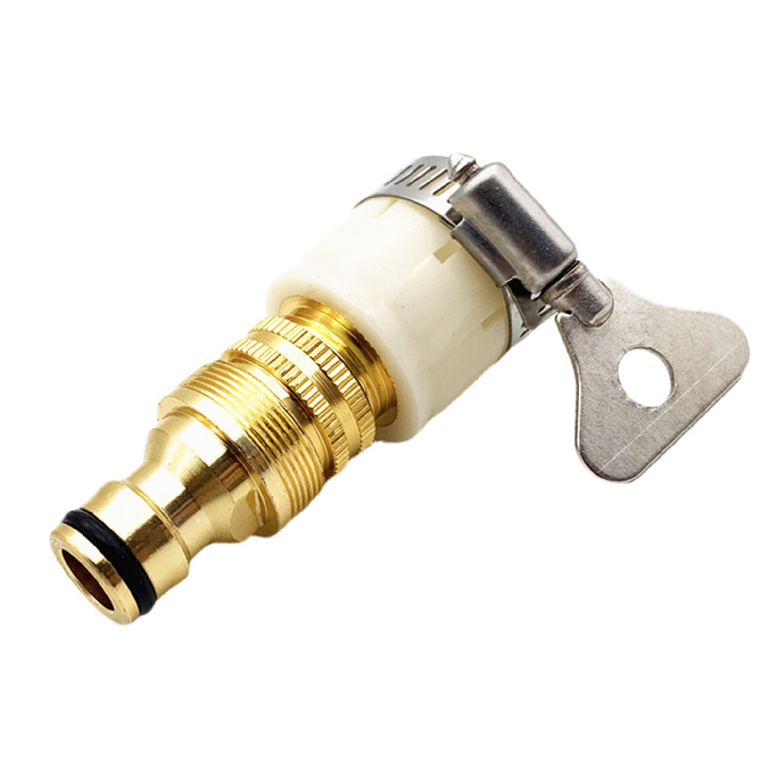 Universal Kitchen Hose Adapter Faucet Connector Tube Fitting For Connecting 15-23mm Connector Aluminum-plated Copper Sturdy #W0