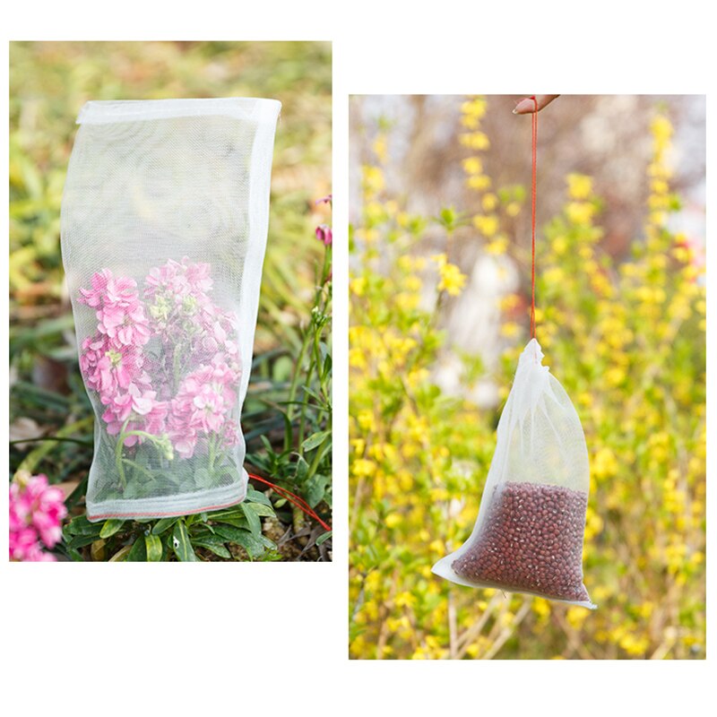 Garden Net Fruit Bag Wrap Fruit To Protect From Pest Insects Fruit Monkey Squirrel Herramientas Ferramentas -V12