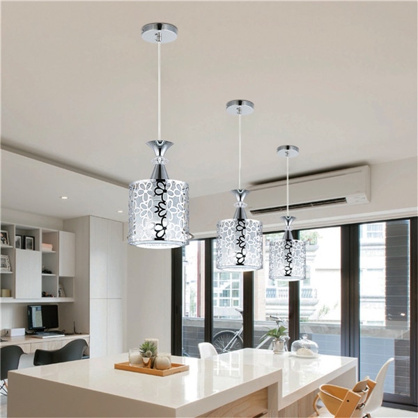 Moderne Kristal Ijzer LED Plafond Verlichtingsarmaturen Kroonluchter Hanglamp voor Eetkamer Keuken Decoratie Armatuur Verlichting LED