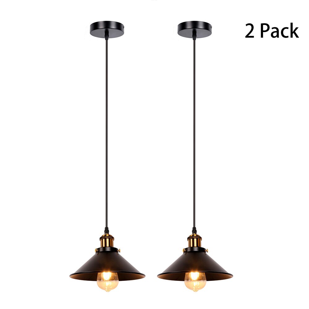 Amerikaanse Moderne Retro Led Brons Combinaties Hanglampen Zolder Slaapkamer Nachtkastje Bar Decoratie Enkele Kop Opknoping Lamp Hoofd: YY-PD2020-2