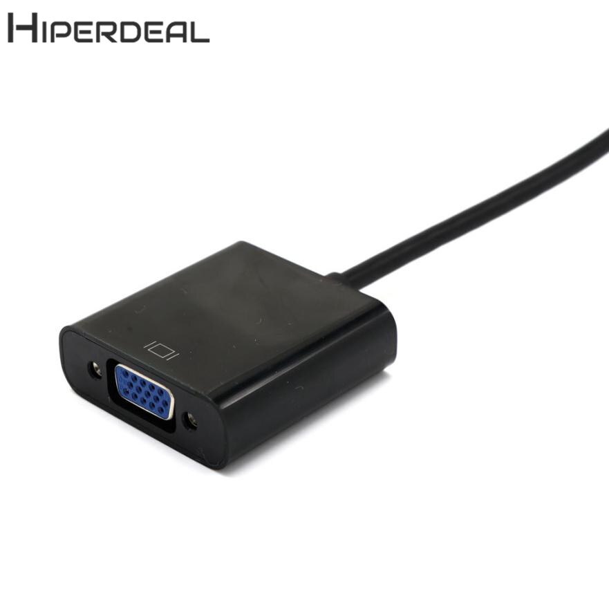 HIPERDEAL DVI to VGA Adapter WAWPI Male to Female Adapter DVI 24+1 TO VGI 18Feb05 F