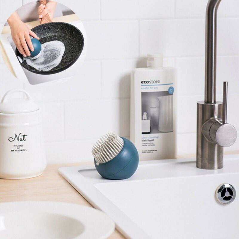 Silicone Dishwasher Cleaning Brush Scrubbers Kitchen Washing Tools Accessories