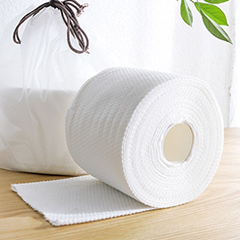 Cara toallita de algodón desechable maquillaje toallitas de algodón almohadillas faciales limpieza papel de rollo de tejido de maquillaje toalla (2 rollos)