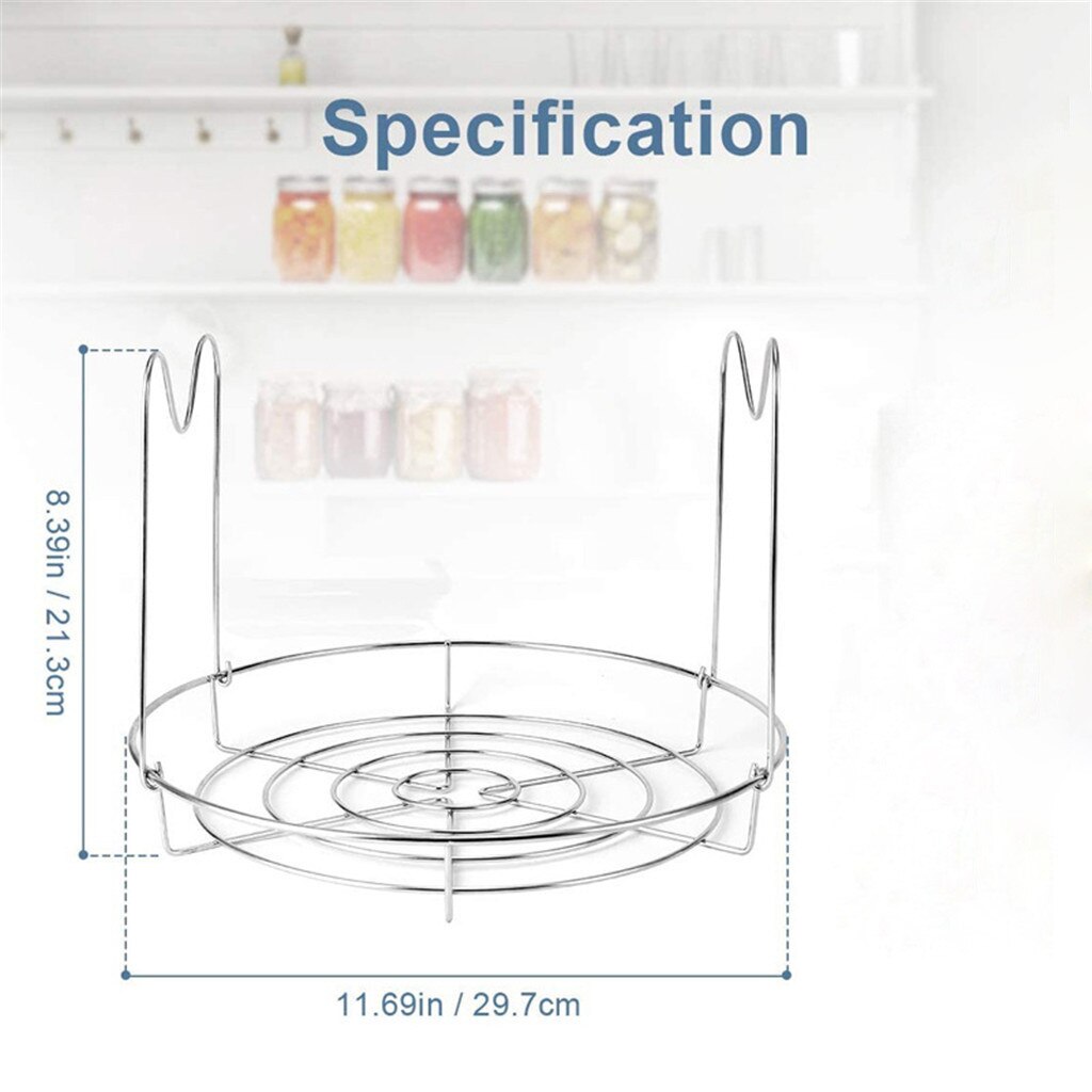 2PCs Stainless Steel Canning Rack Canner Rack Canning Jar Rack Kitchen supplies Fast