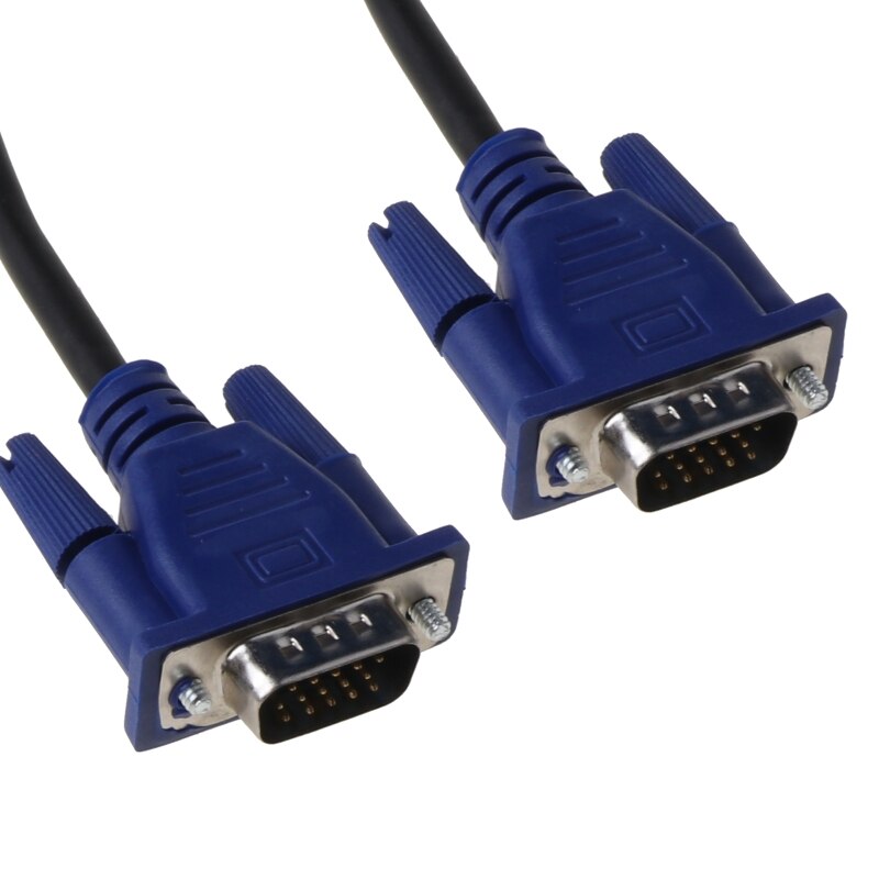 Accesorios OOTDTY, Cables VGA 1,5/3/5/10m, Cable de extensión macho a macho VGA de 15 pines para PC y portátil, proyector HDTV