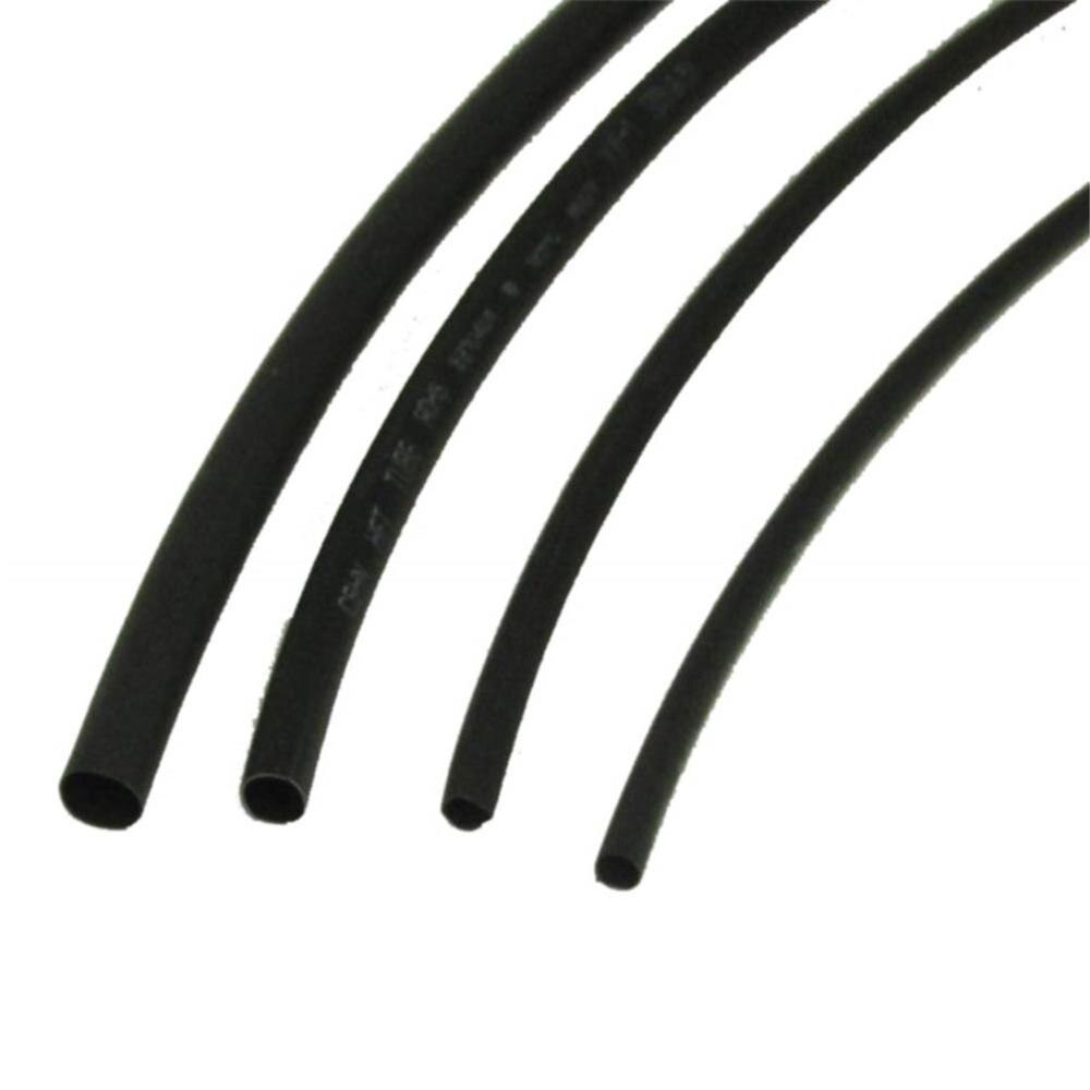 ISOLATECH krimpkous per meter zwart met lijm 6mm 2 meter krimpverhouding 3:1 set polyolefine voor het isoleren van kabels soldeerverbindingen ongelabeld UV-bestendig (6mm 2meter