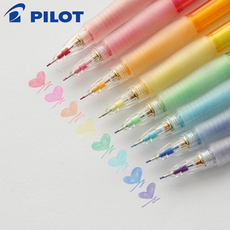 Pilot Baile Eno multicolour Automatic Mechanical Pencil 0.7mm Japan 8 Body Colors for Choose