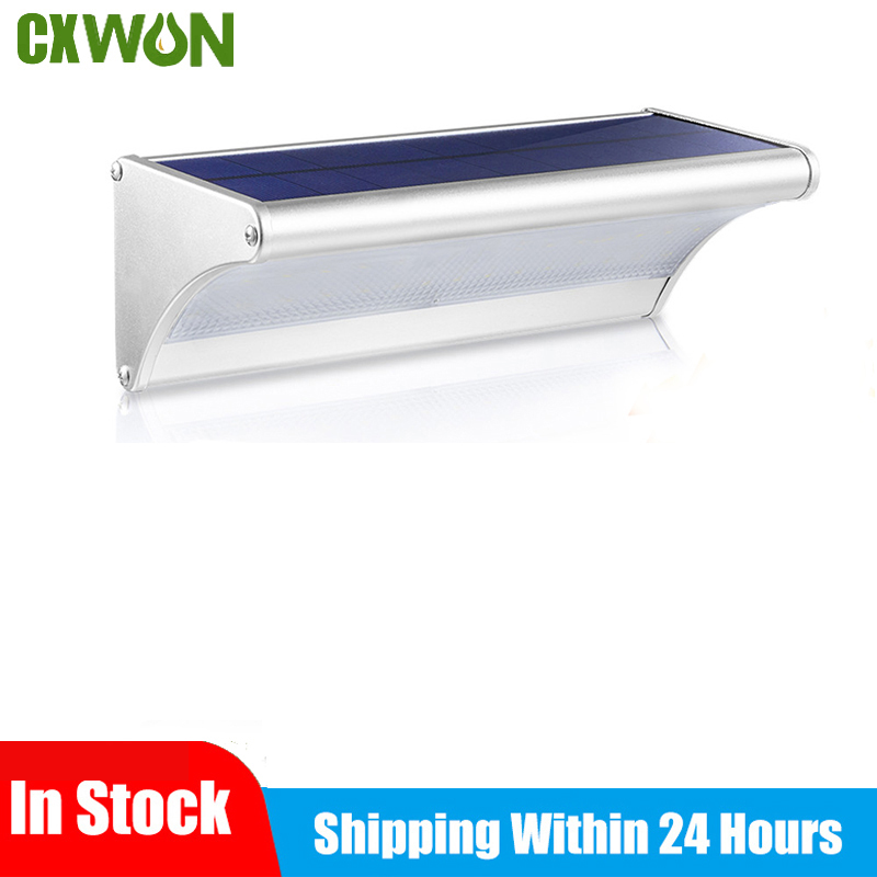 Waterdichte, op zonne-energie werkende led-lamp met 60/48/24 led's voor buiten, bewegingssensor, wandlamp op zonne-energie, aluminiumlegering, huisbeveiliging, schijnwerper op zonne-energie, 6000 mah: Blauw / 0-5w