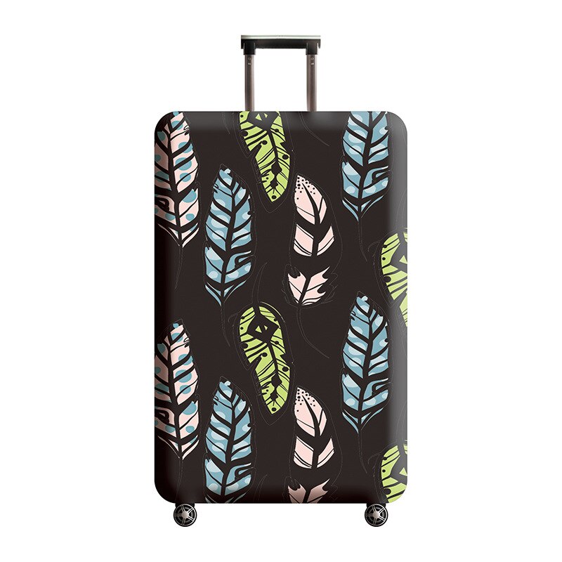 Luggage Cover Set - Animal Print - Elastic Trolley Protector - SAFEBET Polyester Spandex: Clear / M