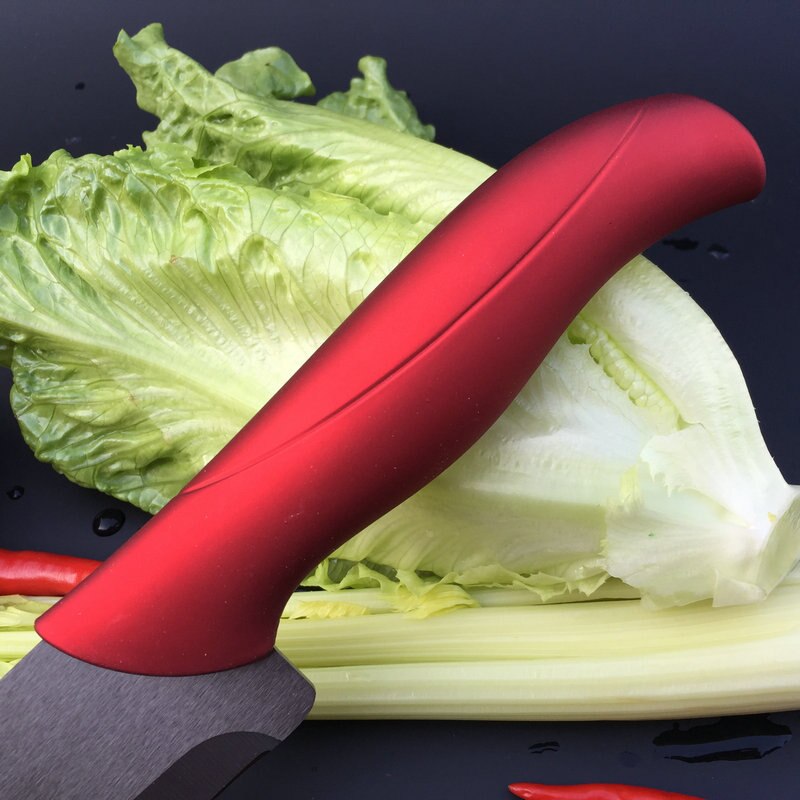 8 inch Ceramic Knife Zirconia Black Blade Anti-Slip Color Handle Fruit Vegetable Cooking Kitchen Knives