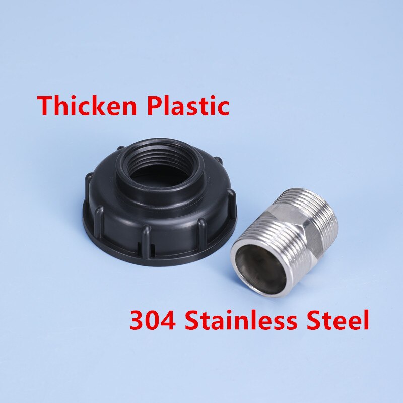 Thicken 1000L IBC Tank Adapter 304 Stainless Steel Fitting Reducer Fittings Home Garden Switch Tool