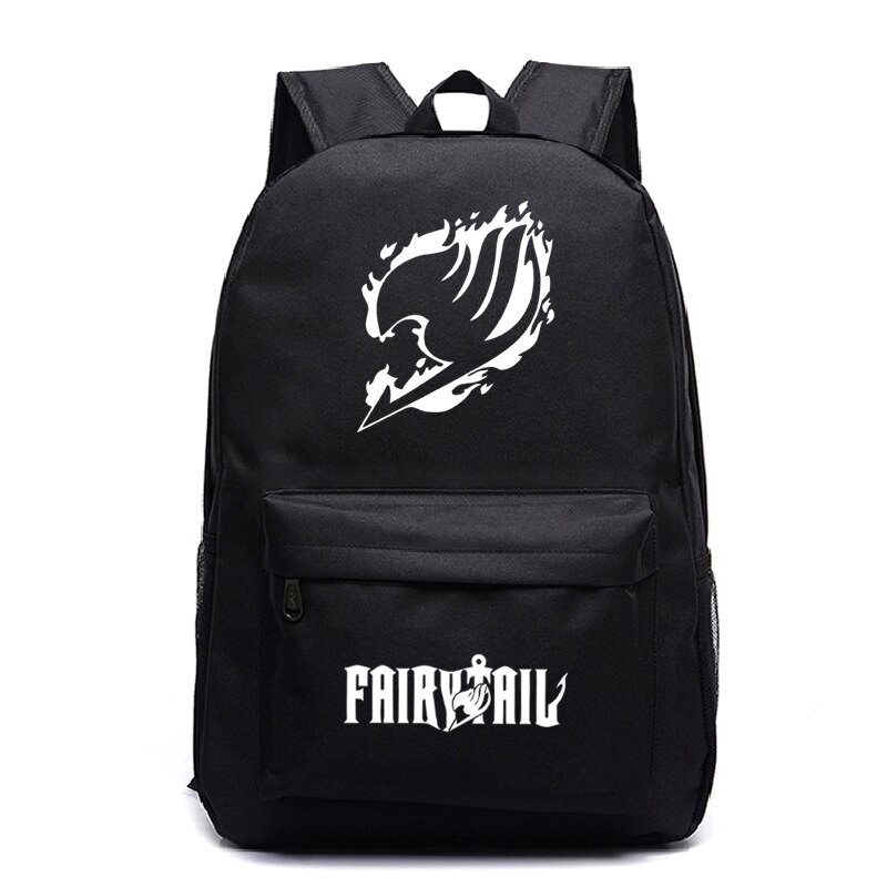 Fairy Tail Backpack Men Women Boys Girls School Mochila Beautiful Back to College Rucksack: 4