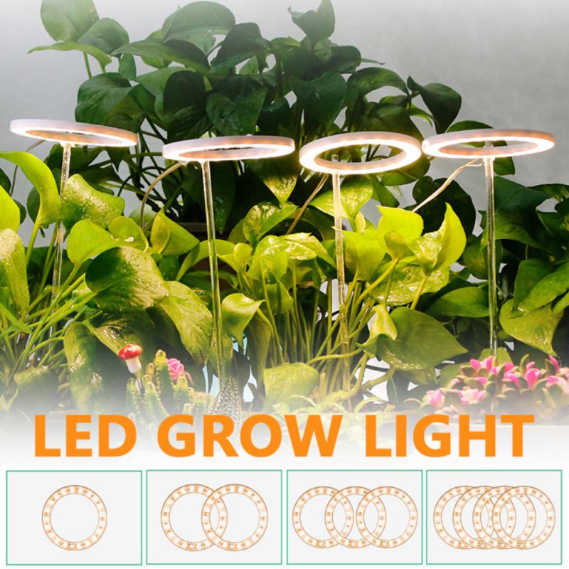 Luz LED de espectro completo para cultivo de plantas, lámpara Phyto Grow, USB, 5V, iluminación para crecimiento de plantas de interior