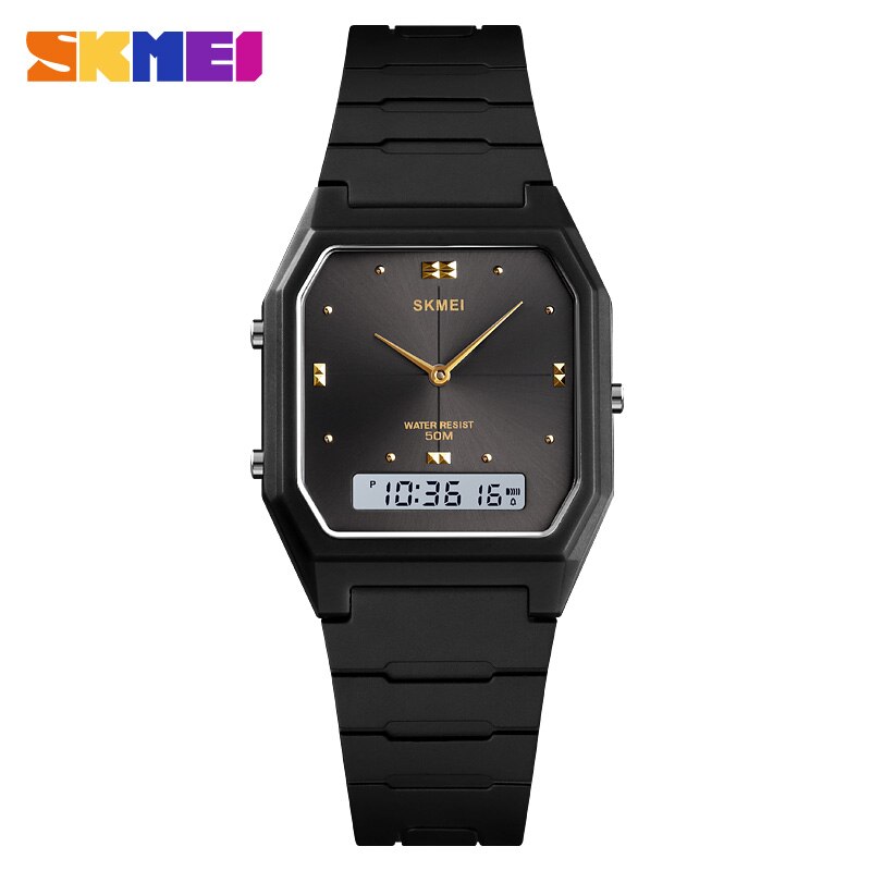 SKMEI 3 temps adolescent montres Chrono alarme enfants montre Sport numérique garçons filles heure étanche relogio infantil 1604: 1604BKBK
