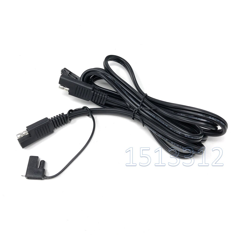 12 V Sae Sae Connector Plug 180 CM Quick Disconnect Harnas Voor Motorfiets Automotive Sae Power Verlengkabel 18 AWG Stofkap