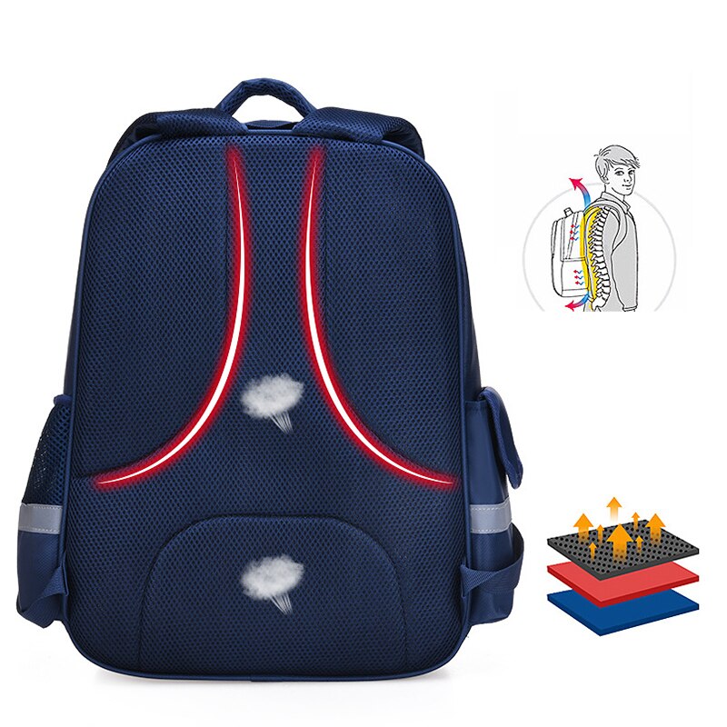 OYIXINGER Nylon Teenager Rucksack Neue Jungen Und Mädchen Grundschüler Bookbag Gebogene Schulter Riemen Einfache Licht Schulranzen