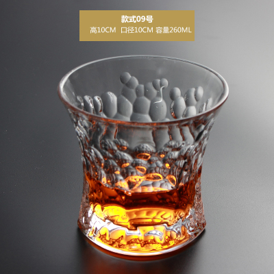 Verre en cristal trempé pour eau chaude et froide, 1 pièce, verres créatifs à vin blanc, liqueur à boire, whisky: 09