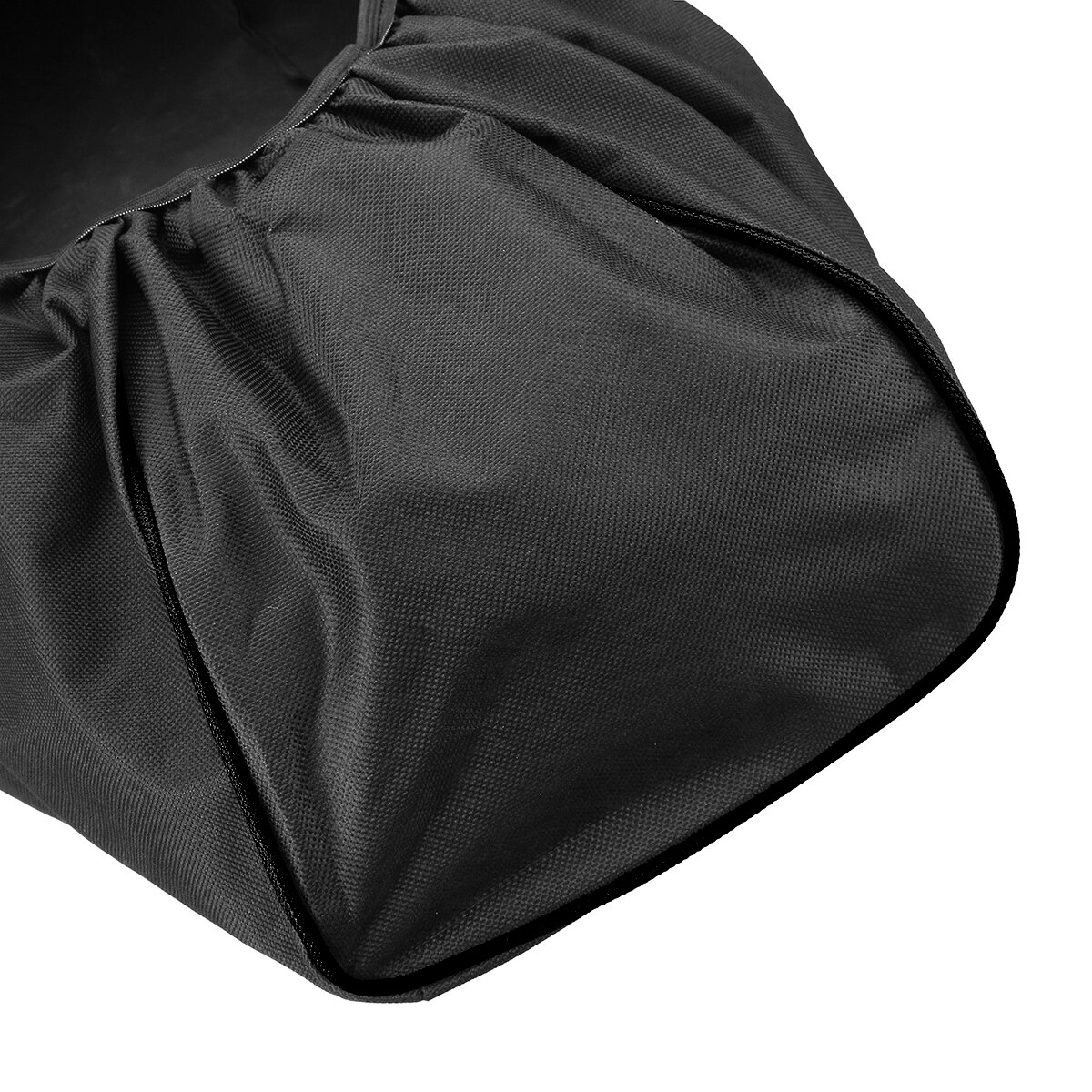 Black Waterproof Soft Winch Dust Capstan Cover 8,000-17,500 lbs Trailer SUVs 1pcs Double Stitched Seams Winch Cover