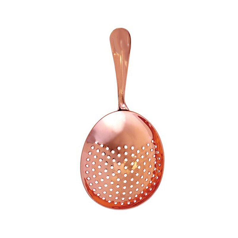 Stainless Steel Julep Strainer Cocktail Strainer Bar Tool: Copper Plating