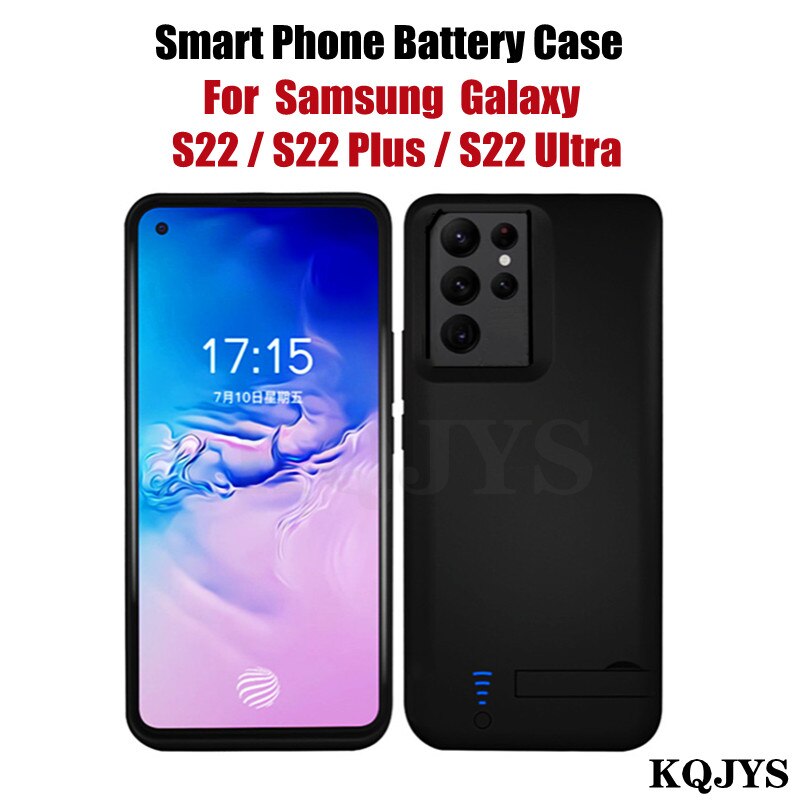 Battery Charger Cases For Samsung Galaxy S22 Ultra 5G Battery Case External Powerbank Battery Charging Cover For Galaxy S22 Plus