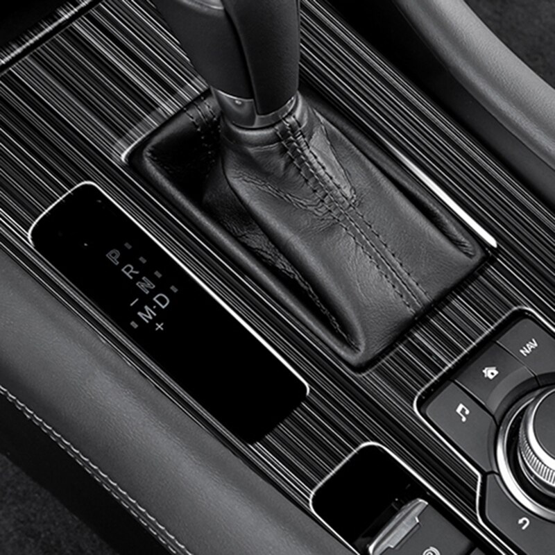 Autoconsole versnellingsbakframe versnellingspookpaneel afdekking roestvrij staal voor mazda 6 atenza 6