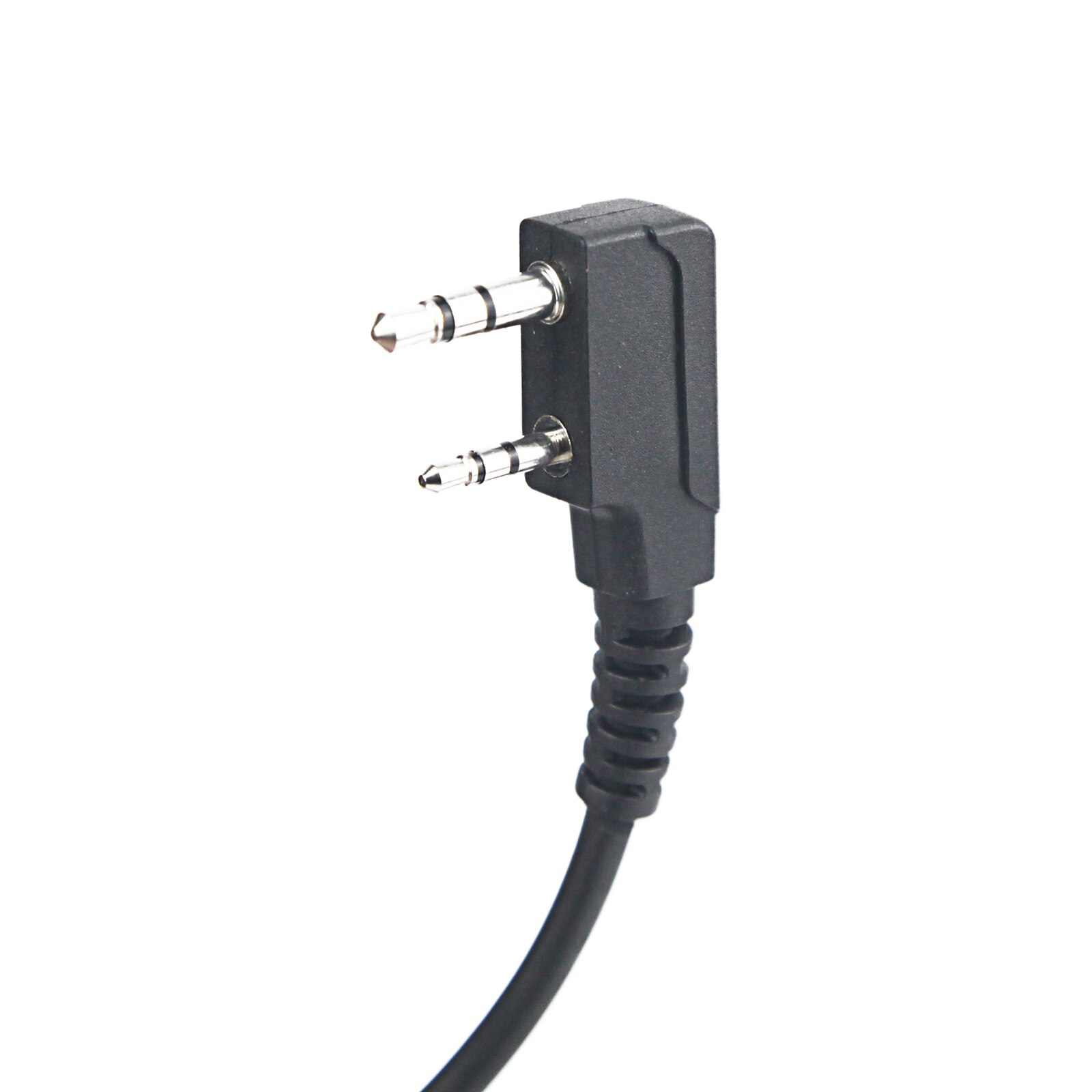 2 pin 3.5mm jack security radio communication microphone ptt k mode walkie talkie handheld push to talk button zello inline mic