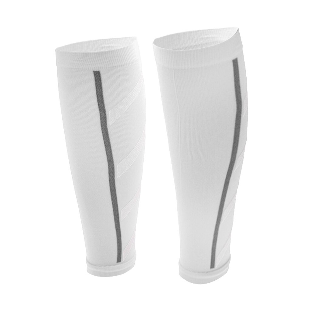 2 Pairs Unisex Running Compressie Kalf Mouwen Shin Spalken Been Sokken
