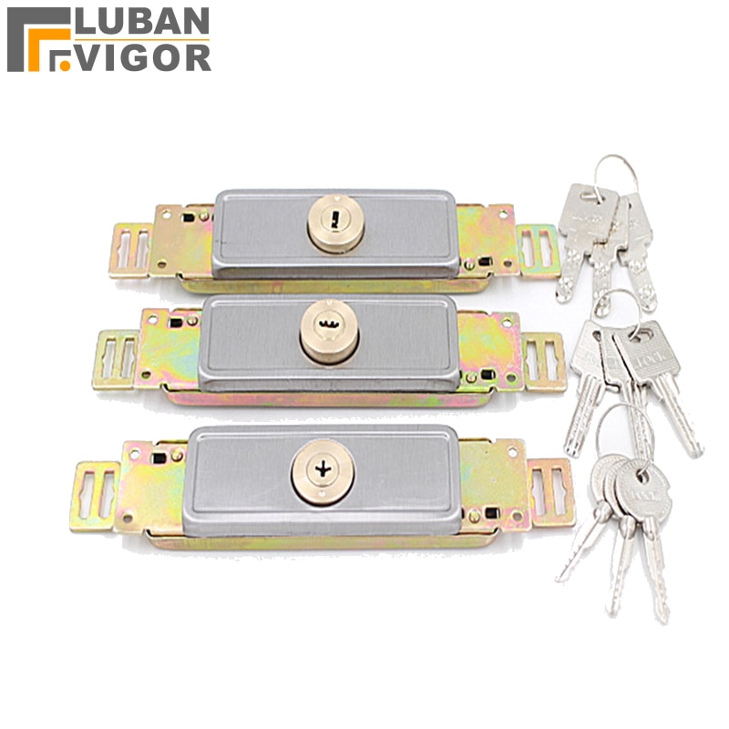 Roll gate Anti-theft lock,Shutter safe locks,copper Cylinder,locked in Inside or outside,install middle or Bottom lock,Hardware